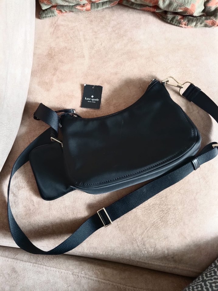 Kate spade siyah çapraz çanta - Görsel 3