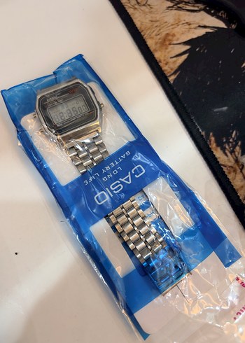 Casio wr Dijital Retro Gümüş kol Saat - Görsel 2