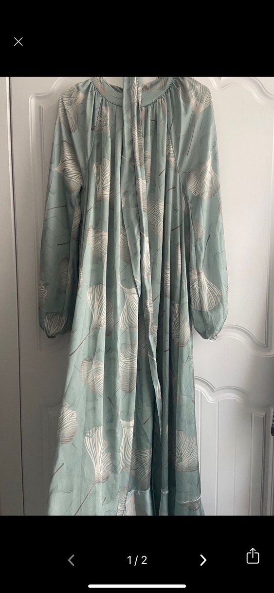 Bohem Uzun Kollu Uzun Elbise - Görsel 2