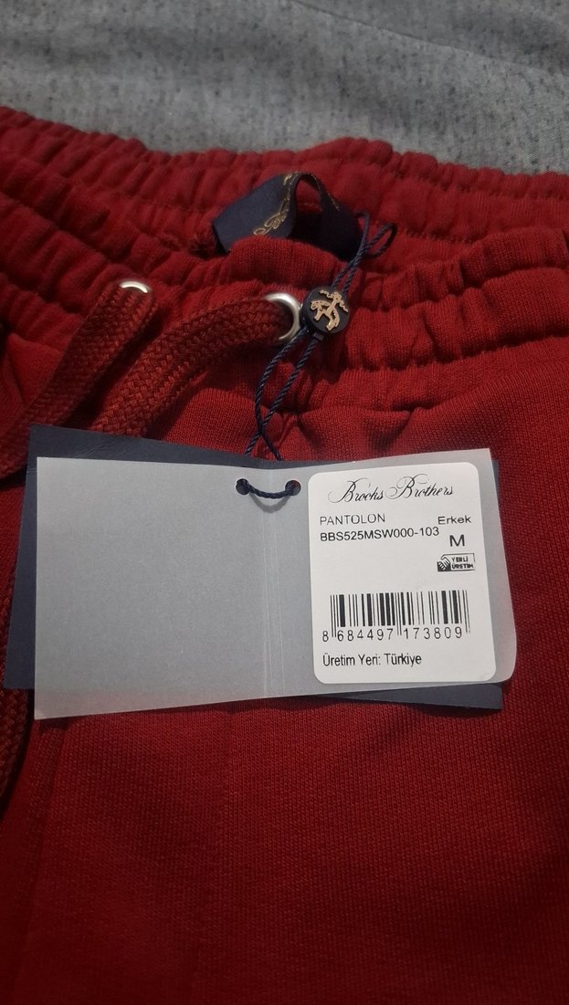 Bordo Erkek Eşofman Altı (unisex) - Görsel 2