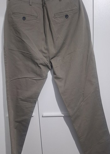Bej Erkek Keten Pantolon Regular Fit - Görsel 2