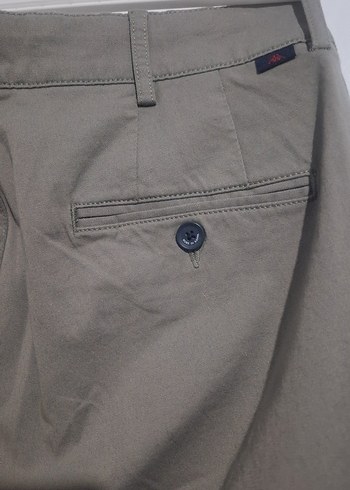 Bej Erkek Keten Pantolon Regular Fit - Görsel 3