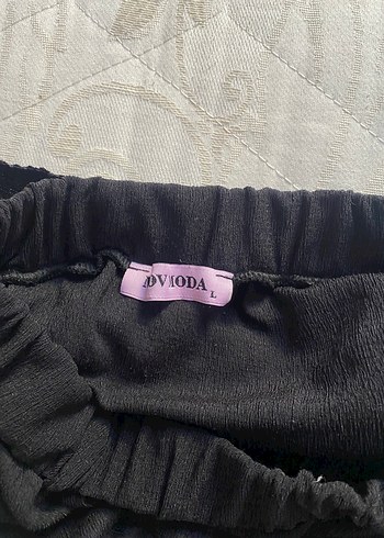 Diğer Siyah Fırfırlı Mini Etek