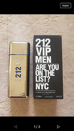 Carolina Herrera 212 VIP MEN
