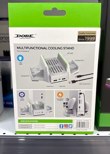 DOBE Soğutuculu şarjlı Stand Xbox Series S bofixbilisim - Görsel 2