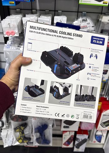 Ps5 slim kasa şarjlı Soğutuculu Stand bofixbilisim - Görsel 2