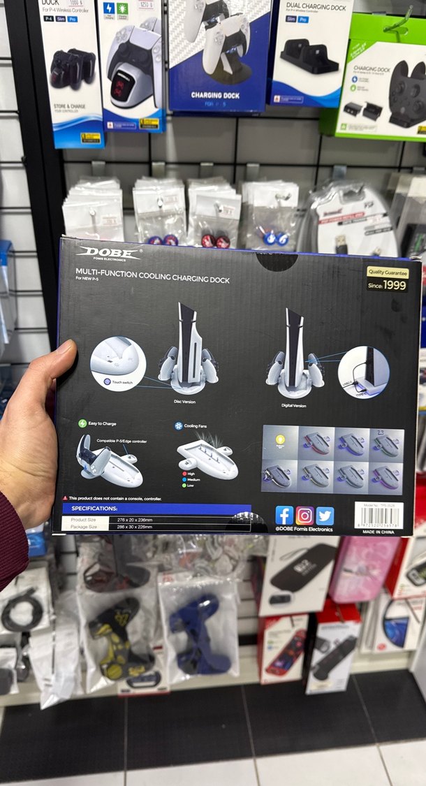 Ps5 slim Çok Fonksiyonlu Soğutma ve Şarj Ünitesi bofixbilisim - Görsel 2