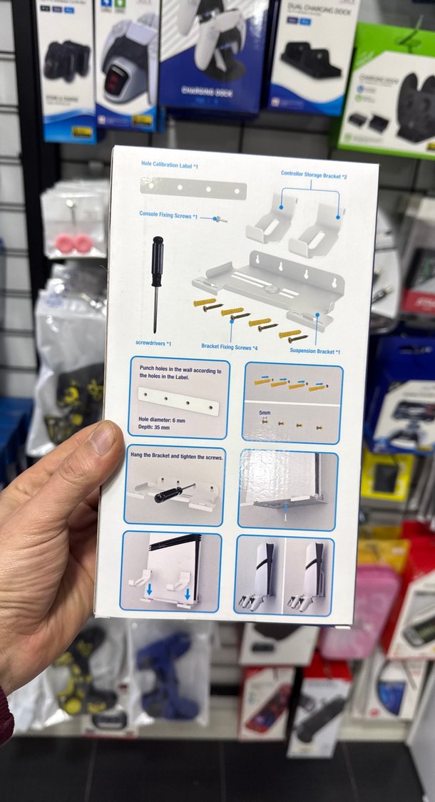 PS5 Slim ve Pro için duvar askı standı bofixbilisim - Görsel 2