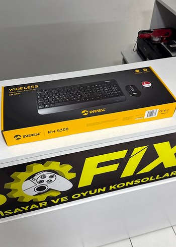 Everese km 5300 Siyah Klavye ve Mouse Seti // bofixbilisim // - Görsel 6