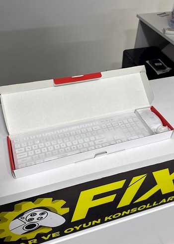 Beyaz Kablosuz Klavye mouse Seti // bofixbilisim // - Görsel 2