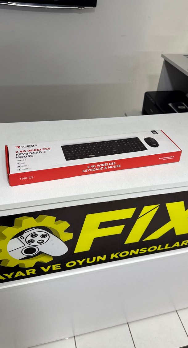 Beyaz Kablosuz Klavye mouse Seti // bofixbilisim // - Görsel 5