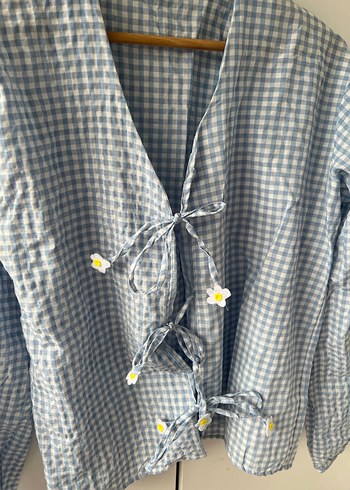 Nakışlı Beyaz Kadın Kol Düğmeleri - Görsel 3