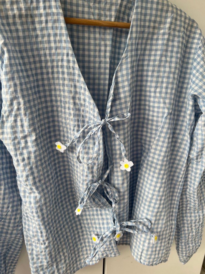 Nakışlı Beyaz Kadın Kol Düğmeleri - Görsel 3