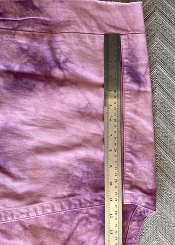 Kadın Pembe Batik Desenli Midi Kimono - Görsel 3