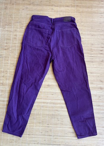 Pull and Bear Mor Erkek Denim Pantolon Regular Fit
