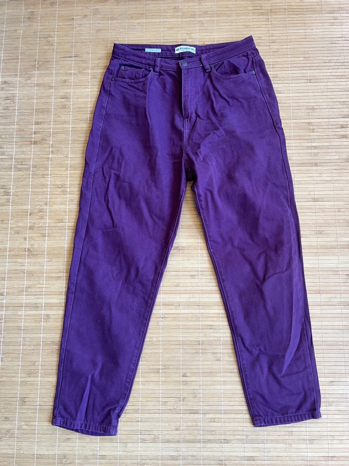 Mor Denim Pantolon Regular Fit - Görsel 3