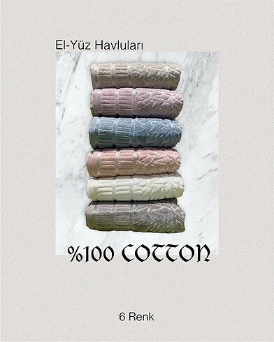 El&Yüz Havlusu TÜKENDİ