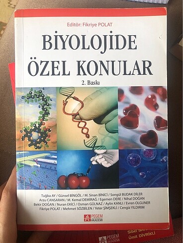 Biyolojide Özel Konular Pegem Yayıncılık