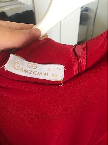 38 Beden kırmızı Renk Abiye