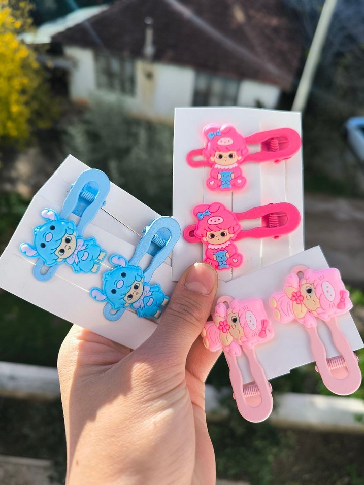 metal yan toka seti - Görsel 2