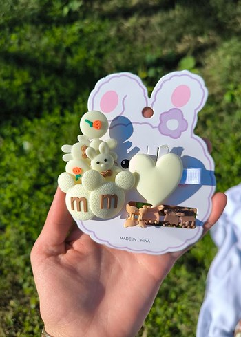 kahverengi ayıcık toka seti - Görsel 6