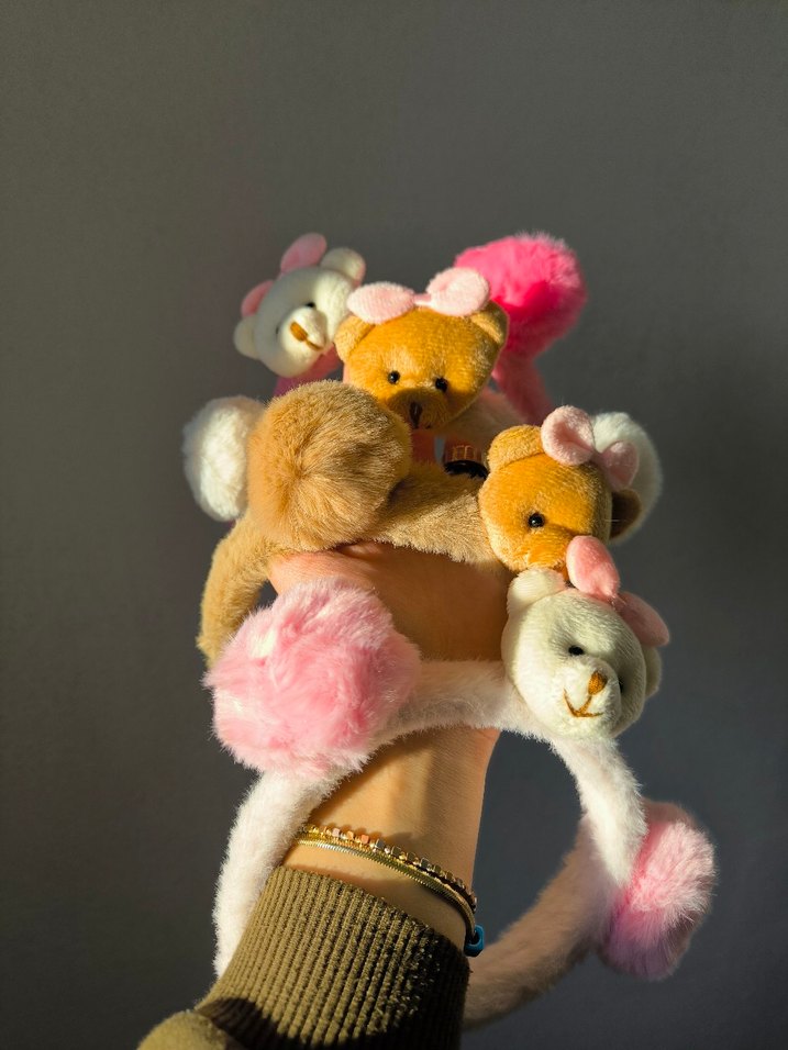 ayıcık figürlü taç - Görsel 2