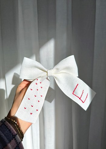 isim nakışlı fiyonk toka - Görsel 5