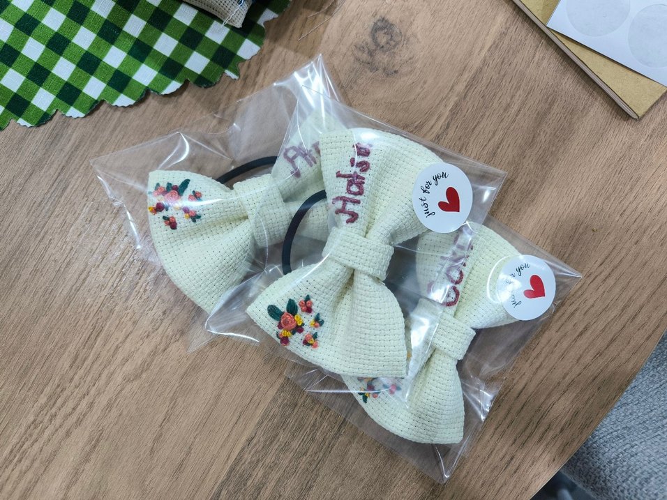 isim nakışlı fiyonk toka - Görsel 4