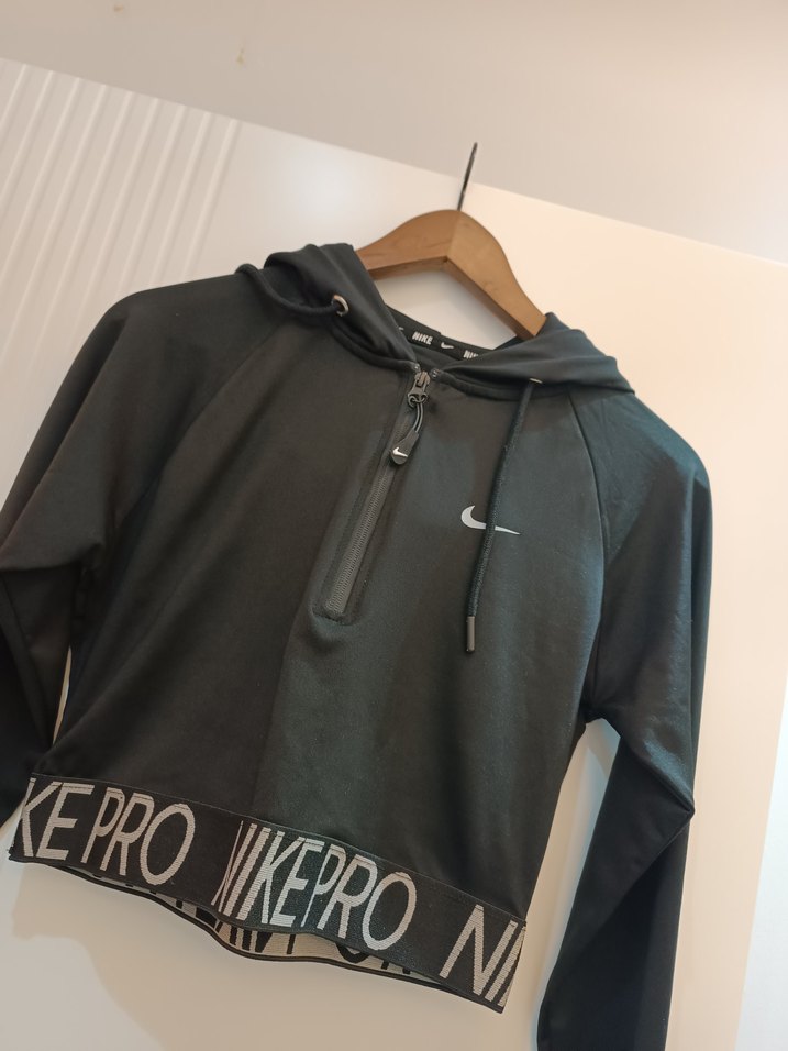 Zara kadın yarım fermuarlı crop - Görsel 5