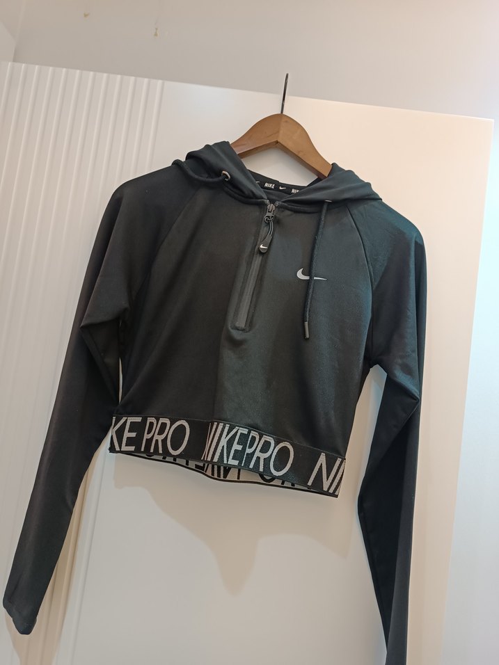 Zara kadın yarım fermuarlı crop - Görsel 4