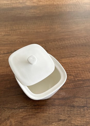 Modern Klasik Beyaz Kapaklı Küçük Kase - Görsel 3