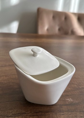 Modern Klasik Beyaz Kapaklı Küçük Kase - Görsel 4