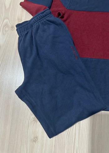 Bordo-Lacivert Erkek Triko Pijama Takımı - Görsel 3