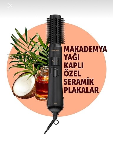 Grunding Grundig HS 7080 Saç Düzleştirici Fırça