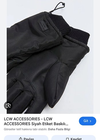 LCW Siyah Erkek Eldiven