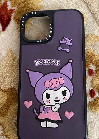 Parlak Mor Kuromi Temalı Telefon Kılıfı ipone  15 - Görsel 3