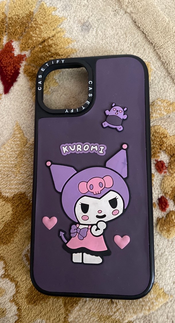 Parlak Mor Kuromi Temalı Telefon Kılıfı ipone  15 - Görsel 3