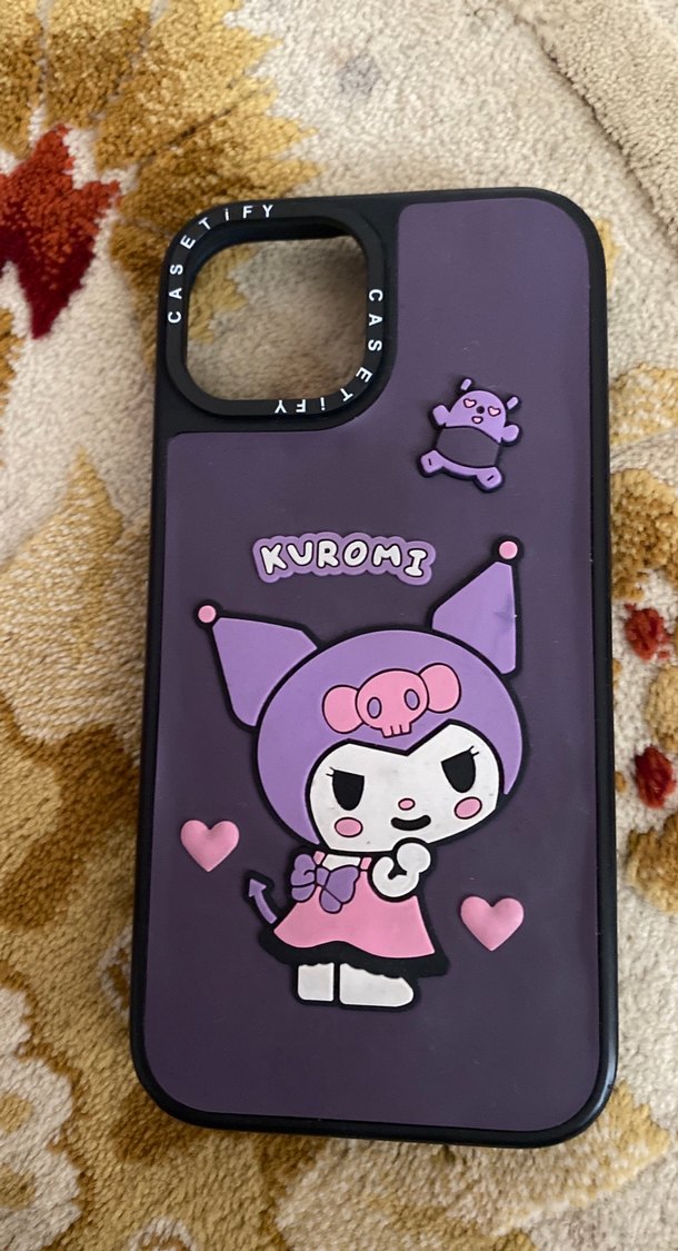 Parlak Mor Kuromi Temalı Telefon Kılıfı ipone  15 - Görsel 2