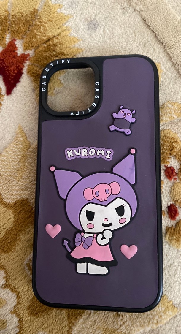 Parlak Mor Kuromi Temalı Telefon Kılıfı ipone  15 - Görsel 4