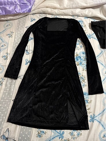 Kadife elbise - Görsel 2