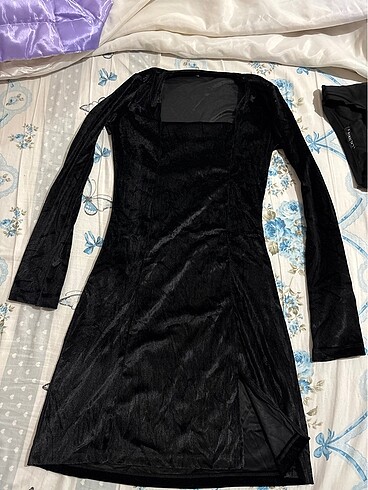 Kadife elbise - Görsel 3