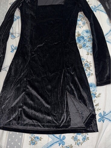 Kadife elbise - Görsel 6