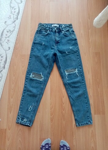 Zarx 34 beden mavi Jean 