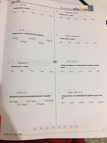  Beden Renk Ayt matematik konu anlatımlı soru bankası