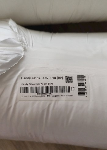 Yataş Beyaz Düz Yastık Seti