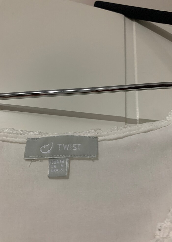 Twist uzun elbise - Görsel 3