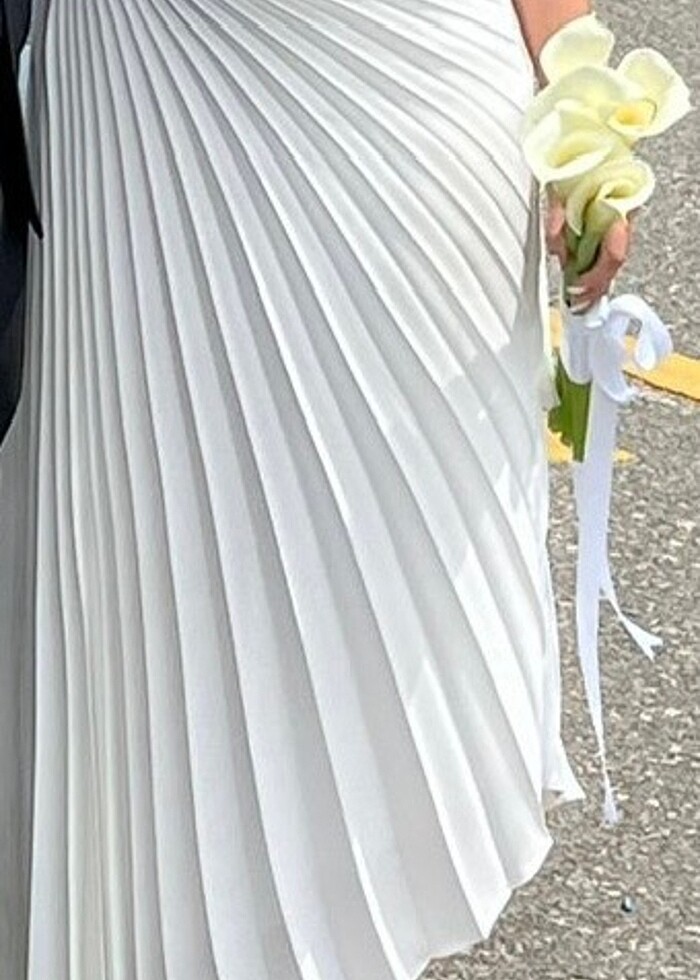 Alfabeta saten elbise - Görsel 3