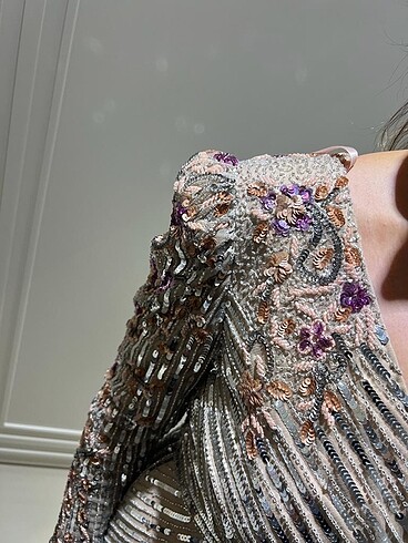 Vakko abiye elbise - Görsel 9