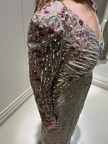 Vakko abiye elbise - Görsel 10