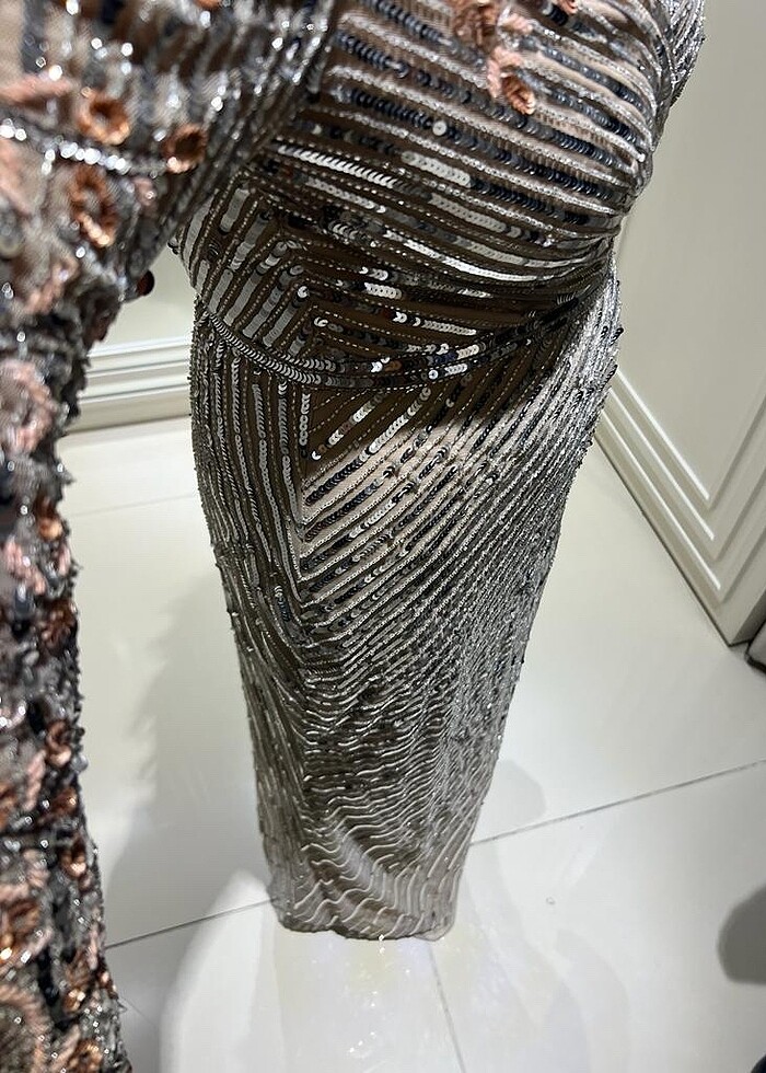 Vakko abiye elbise - Görsel 4